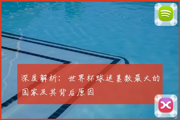 深度解析:世界杯球迷基数最大的国家及其背后原因